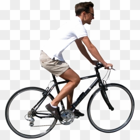 Thumb Image - People Ride Bike Png, Transparent Png - bike rider png