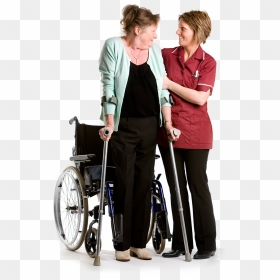 Old Nursing Service People Health Long-term Home Clipart - Medical Equipment For People, HD Png Download - old person png
