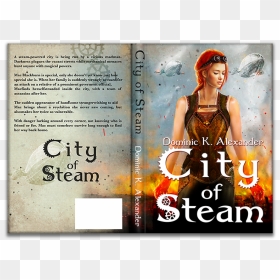 Aprilily Steampunk Book Covers Design City Of Steam - Flyer, HD Png Download - steam.png