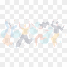 Happy Illustration, HD Png Download - jumping png
