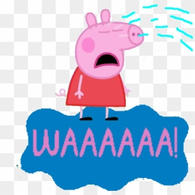 Sad Peppa Pig Transparent Clipart , Png Download - Sad Peppa Pig Crying, Png Download - peppa pig logo png