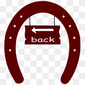 Arrow Sign Horseshoe Back Clip Arts - Png Clipart Hufeisen Transparente, Png Download - arrow sign png