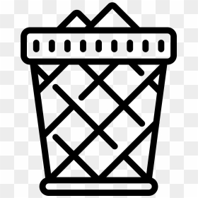 Trashcan Vector Png - Basketball Net Png Icon, Transparent Png - trash icon png