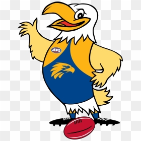 Transparent Cartoon Eagle Png - West Coast Eagles Logo 2018, Png Download - desert eagle png