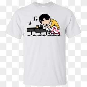 Freddie Mercury Peanuts Shirt, HD Png Download - freddie mercury png