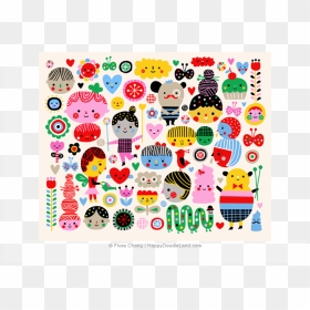 Happy Faces © Flora Chang, HD Png Download - land png