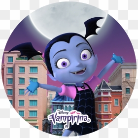 24 Disney Jr Vampirina Stickers Labels For Bag Lollipop - Vampirina Stickers Para Imprimir, HD Png Download - vampirina png