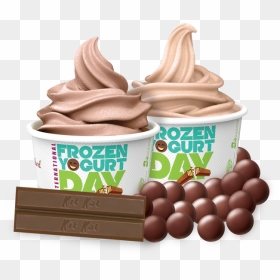 International Frozen Yogurt Day - National Frozen Yogurt Day 2018, HD Png Download - frozen yogurt png