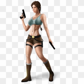 Tomb Raider Clipart Interesting Person - Lara Croft Animated, HD Png Download - tomb raider png