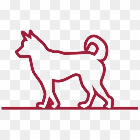 New Puppy Or Kitten - Dog, HD Png Download - dog outline png