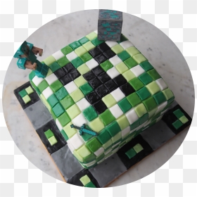 Minecraft Birthday Cake - Board Game, HD Png Download - minecraft cake png