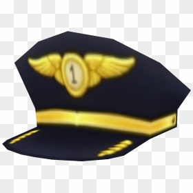 Hat Transparent Pilot - Transparent Background Pilot Cap Transparent, HD Png Download - pilot png