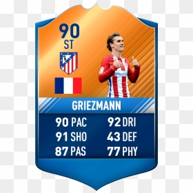 Transparent Griezmann Png - Germain Fifa 17, Png Download - fifa 17 png