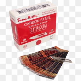 Swann Morton Sterile Scalpel Blades Swann Morton Sterile - Carbon Steel Scalpel Blades, HD Png Download - scalpel png