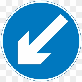 Clipart Arrow Signboard - Left Right Traffic Sign, HD Png Download - arrow sign png