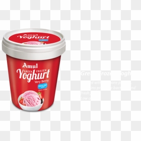 Greek Frozen Yogurt - Amul Greek Yogurt, HD Png Download - frozen yogurt png