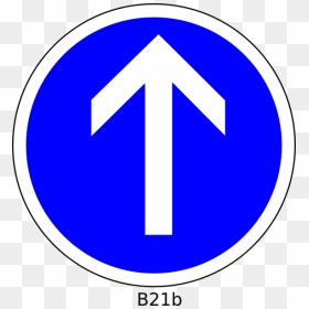 Road Sign Go Straight, HD Png Download - arrow sign png