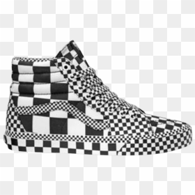 Vans All Over Checkerboard Sk8 Hi, HD Png Download - checkerboard png