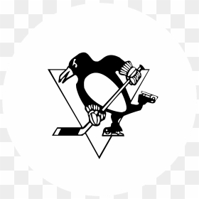 Pittsburgh Penguins Logo Black And White - Pittsburgh Penguins Logo, HD Png Download - pittsburgh penguins logo png