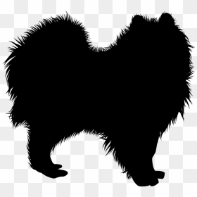 Pomeranian Vector Huge Freebie Download For Powerpoint - Pomeranian Dog Silhouette Vector, HD Png Download - dog outline png