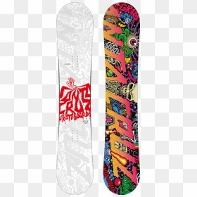Santa Cruz Snowboard Roses, HD Png Download - snowboard png