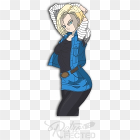 Image Of Android 18 Die Cut - Transparent Android 18 Png, Png Download - android 18 png