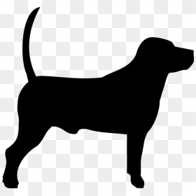 Beagle Dog Silhouette, HD Png Download - dog outline png