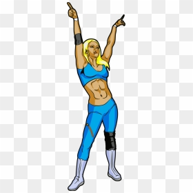 Female Professional Wrestler Clip Arts - Woman Wrestler Clipart, HD Png Download - wrestler png