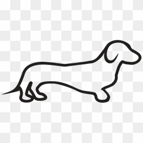 Dachshund Clip Art - Dachshund Clipart, HD Png Download - dog outline png