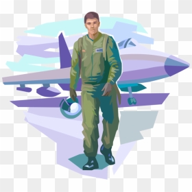 Vector Illustration Of United States Navy Pilot Completes - Air Force Clip Art, HD Png Download - pilot png