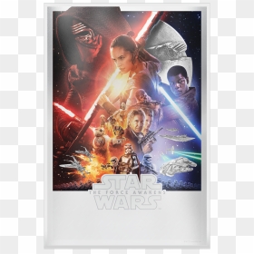 Ikniu620628 1 - โปสเตอร์ ส ตา ร์ วอ ร์, HD Png Download - star wars the force awakens png