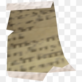 The Runescape Wiki - Paper, HD Png Download - torn page png