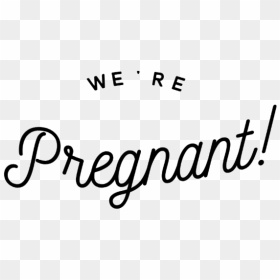 Calligraphy, HD Png Download - pregnant png