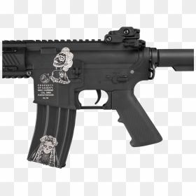 Cybergun Colt M4 Halloween Customs Aeg Full Metal - Short Stock Assault Rifle, HD Png Download - m4a1 png