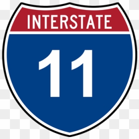 Item - Interstate 11 Logo Png, Transparent Png - interstate sign png