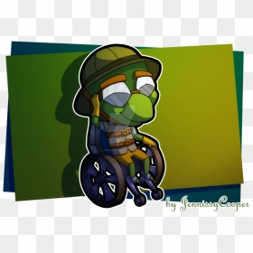 Chibi Bentley The Brains By Jennissycooper - Cartoon, HD Png Download - gang beasts png