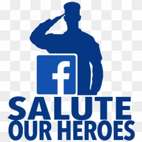 You Can Salute Our Heroes When You Like, Share, Comment - Silhouette, HD Png Download - like and share png