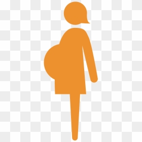 Surrogacy Silhouette, HD Png Download - pregnant png