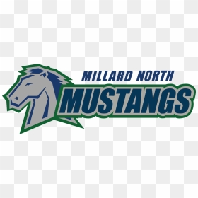 Millard North Mustang Logo , Png Download - Millard North High School Mustangs, Transparent Png - mustang logo png