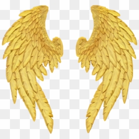 Transparent Golden Wings Png - Gold Angel Wings Png, Png Download - gold wings png