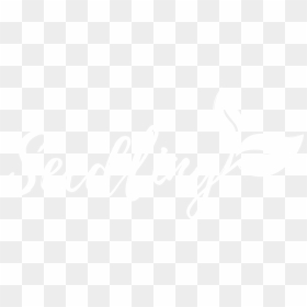 White Logo - Johns Hopkins Logo White, HD Png Download - seedling png