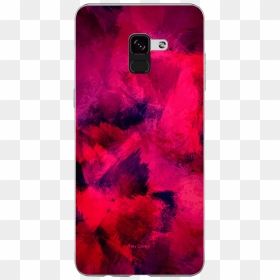 Hey Casey Pink And Red Brush Strokes Phone Case Covers - Iphone, HD Png Download - transparent brush stroke png
