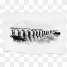 Torn Paper Bridge - Viaduct, HD Png Download - torn page png