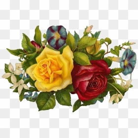 Victorian Era Rose Victorian, HD Png Download - vintage rose png