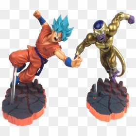 Action Figure Goku Ssj Blue, HD Png Download - golden frieza png