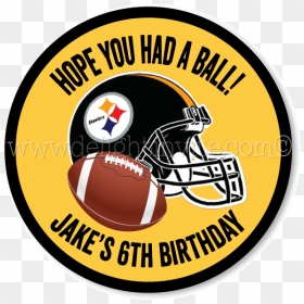 Pittsburgh Steelers Football Favor Tags - Pittsburgh Steelers Helmet, HD Png Download - pittsburgh steelers png