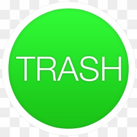 Circle, HD Png Download - trash icon png