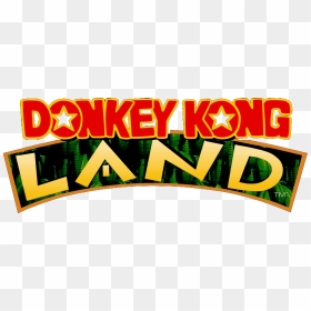 Donkey Kong Land Logo, HD Png Download - land png