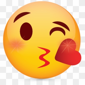 Kissing Emoji Png - Kiss Emoji, Transparent Png - kissing emoji png