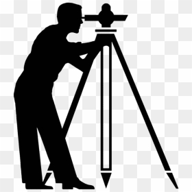 Image Free Library Surveyor Engineering Total Station - Find Distance In Theodolite, HD Png Download - land png
